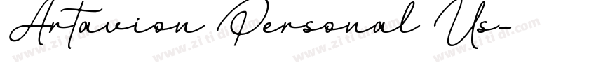 Artavion Personal Us字体转换